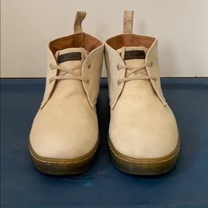 Doc DR Martens Mayport tan canvas shoes size 10